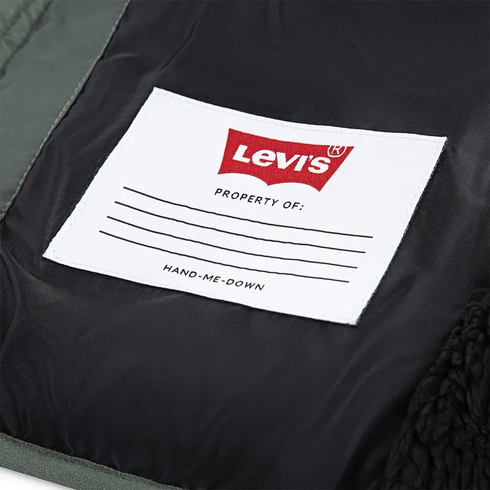 Детская куртка для мальчиков с флисовой подкладкой Levi's, Green — фото 4