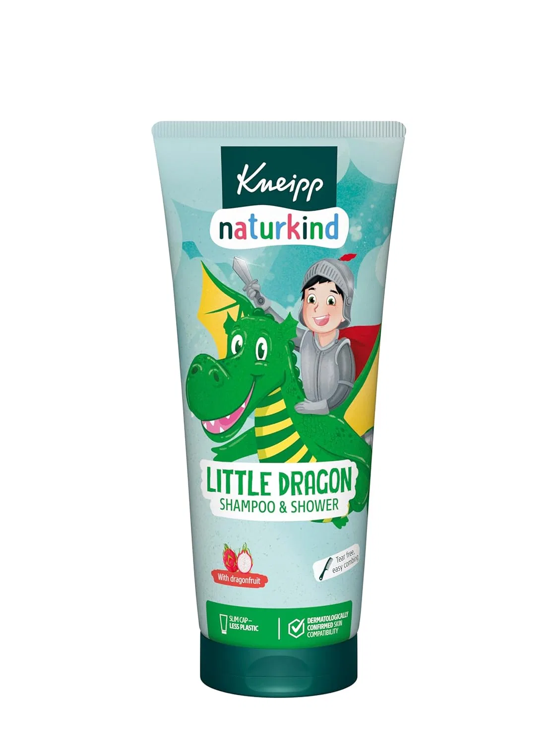 Детский шампунь и гель для душа 2 в 1 Kneipp Dragon Power с ароматом драконьего фрукта, 200 мл