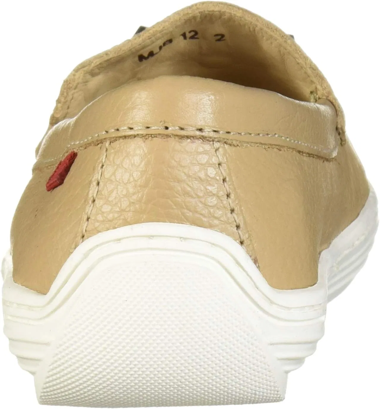 Детские туфли-лоферы из натуральной кожи с шипами Marc Joseph New York, Beige Grainy — фото 3