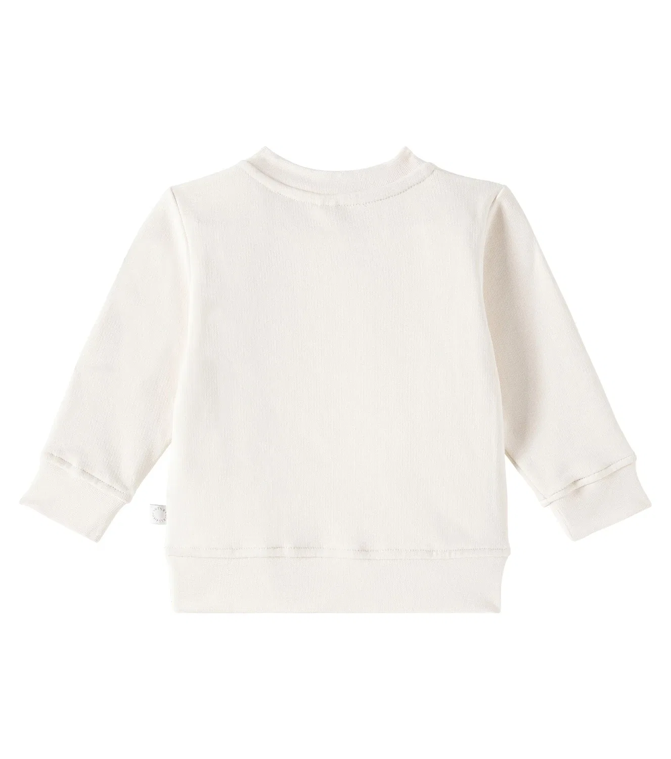 Детская толстовка из хлопкового трикотажа с принтом Stella Mccartney Kids, бежевый — фото 2