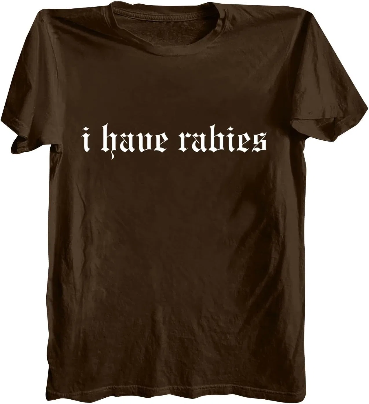 Футболка с принтом I Have Rabies, Brown — фото 4