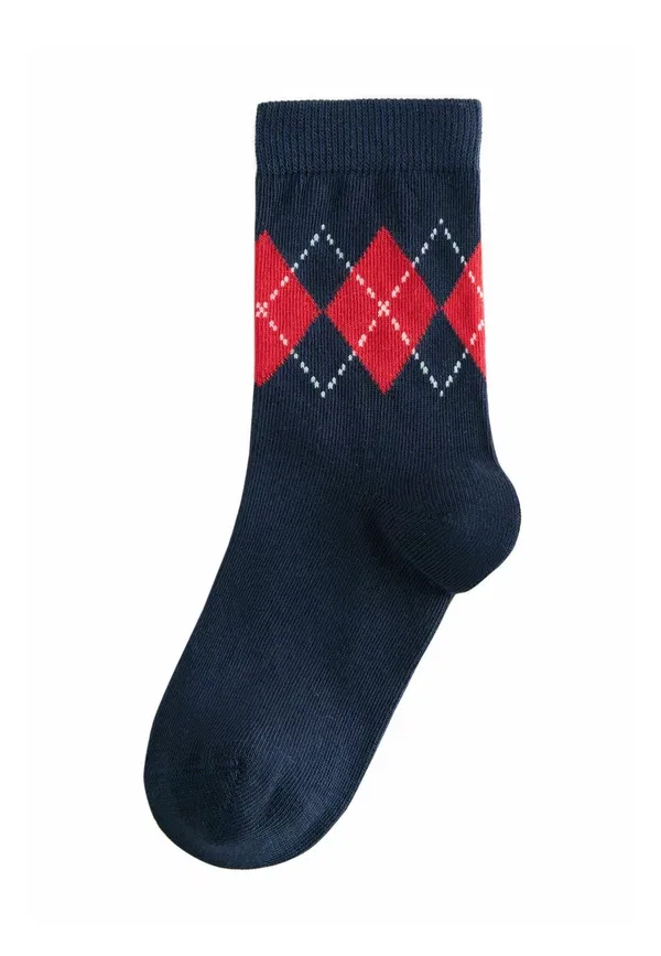 Комплект носки с животными Christmas 5 pack Next navy blue, red, красный/темно-синий — фото 4
