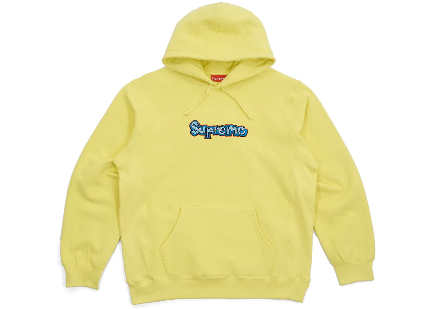 Мужская худи с принтом Gonz Logo Supreme, Lemon