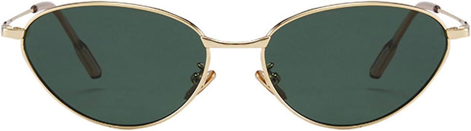 

Солнцезащитные очки «кошачий глаз» в металлической оправе для женщин. Модные, уникальные, маленькие, овальные солнцезащитные очки. Роскошные и стильные очки для женщин helena, C2