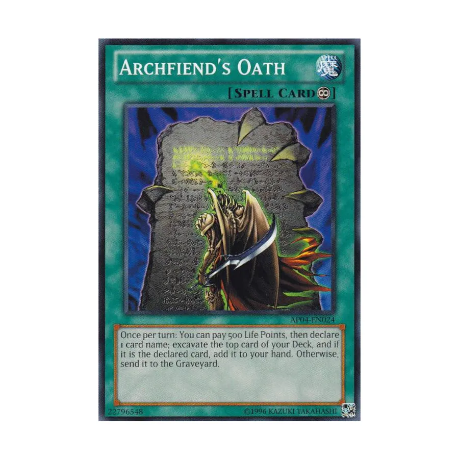 

CCG Клятва Архидемона (Обычная), Yu-Gi-Oh - Astral Pack 4 - Singles