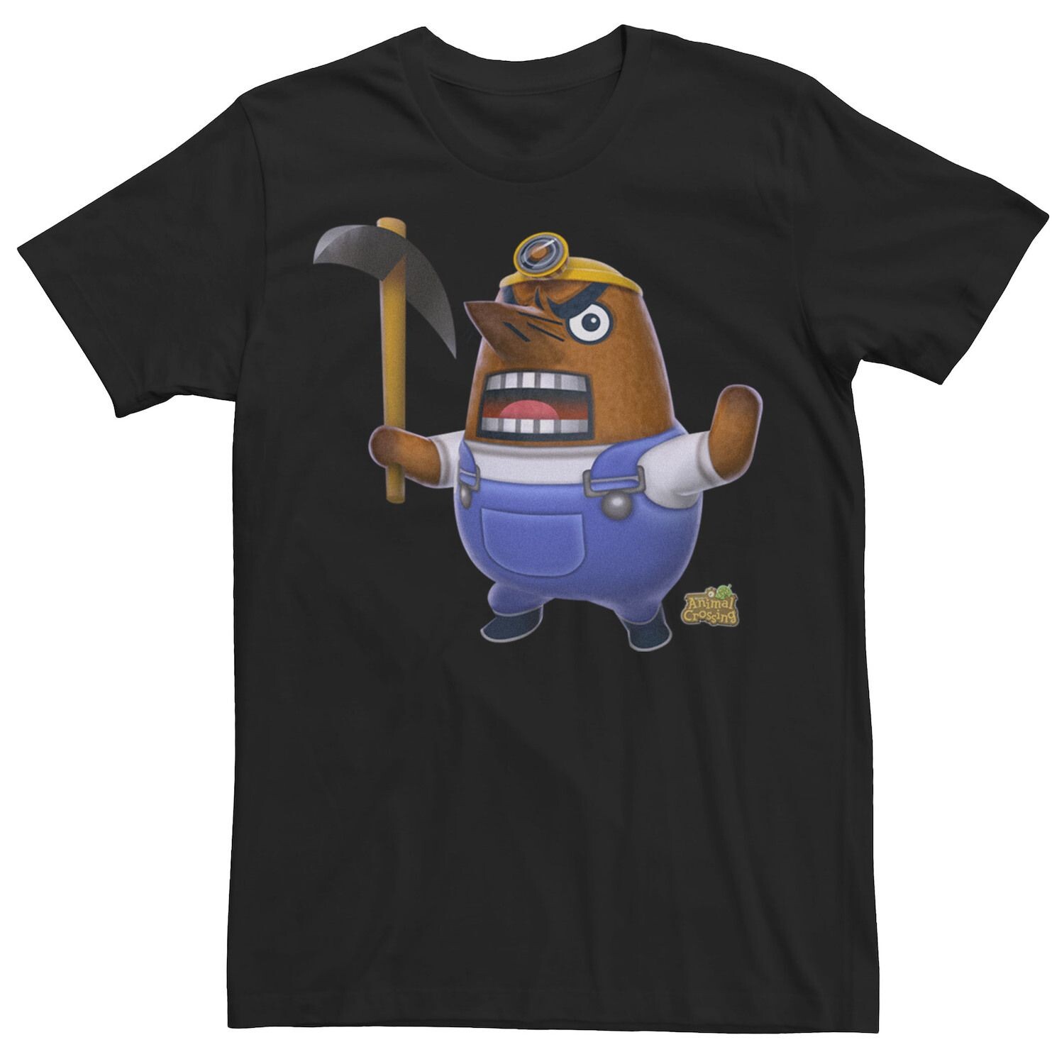 

Мужская футболка Nintendo Animal Crossing New Leaf Mr Resetti Licensed Character