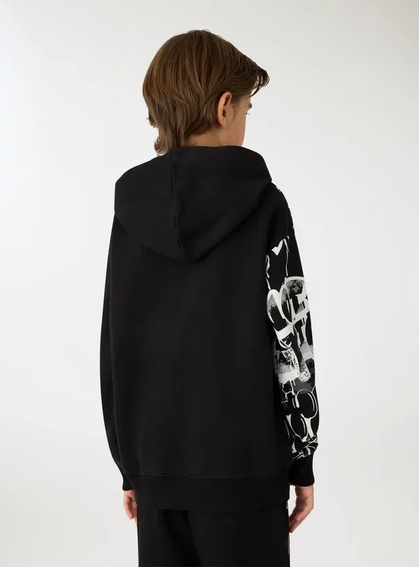 Худи с принтом Hoodie Terranova, черный — фото 3