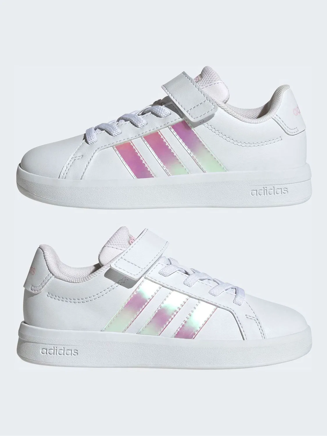 Кроссовки Grand Court 3.0 EL C adidas, белый — фото 3