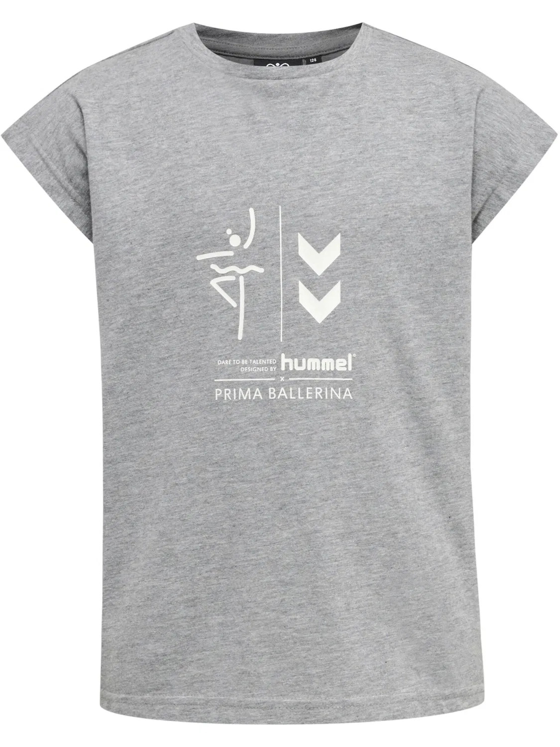 Детская футболка с принтом Hmlprima Hummel, Grau