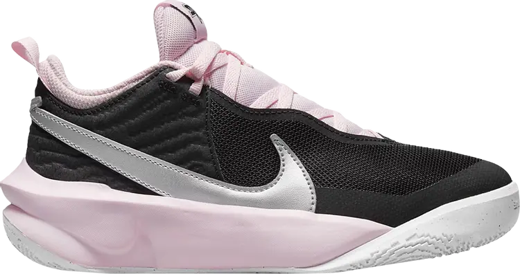 

Кроссовки Nike Team Hustle D10 GS 'Black Pink Foam', черный