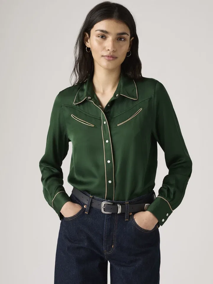 Рубашка зеленая Levi'S, зеленый