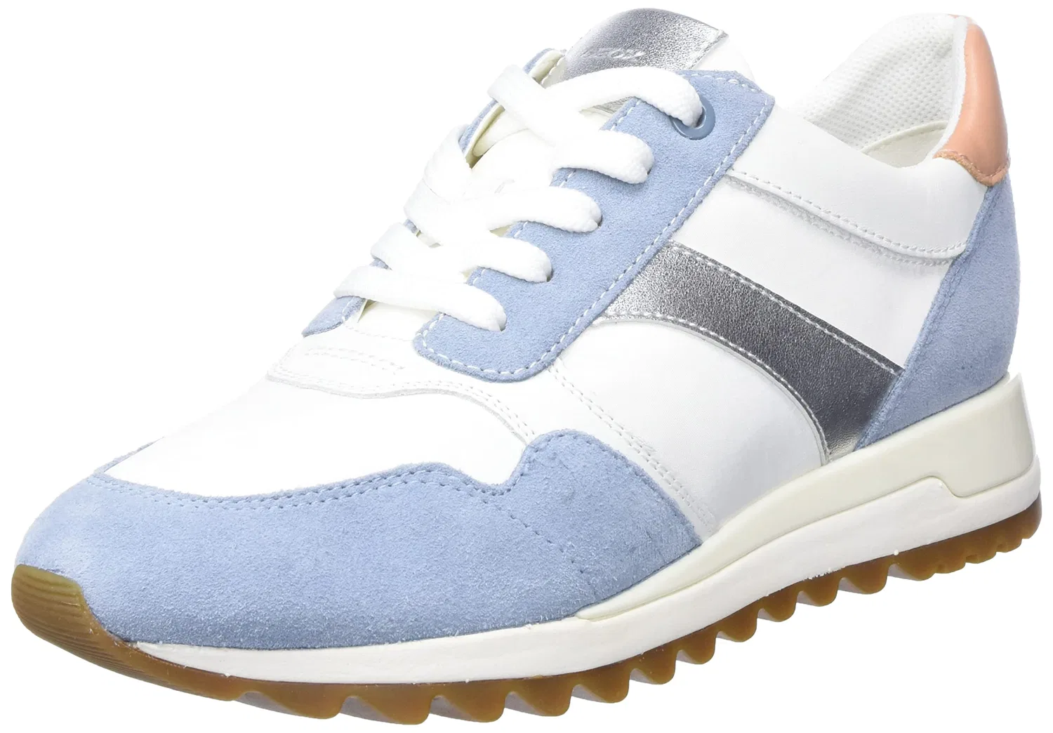 Детские кроссовки для девочек Tabelya Geox, Lt Sky White