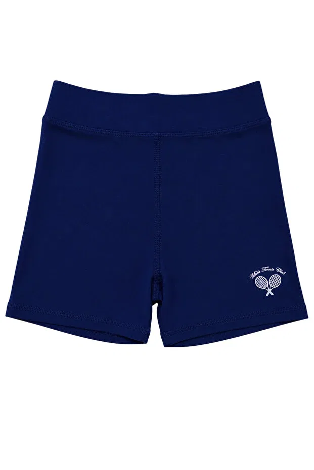 Детские леггинсы для девочек с принтом Tennis Club Miela Kids, Night Blue — фото 4
