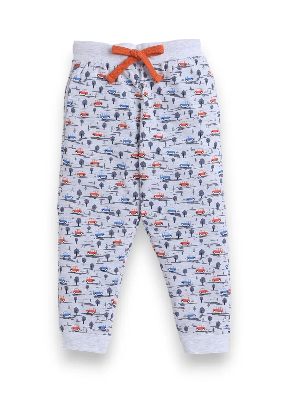 Комплект пижамный с принтом, модель All-Over Printed, Victor And Jane, серый — фото 3