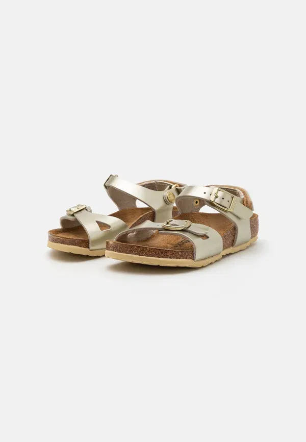 Сандалии Birkenstock, золотой — фото 2