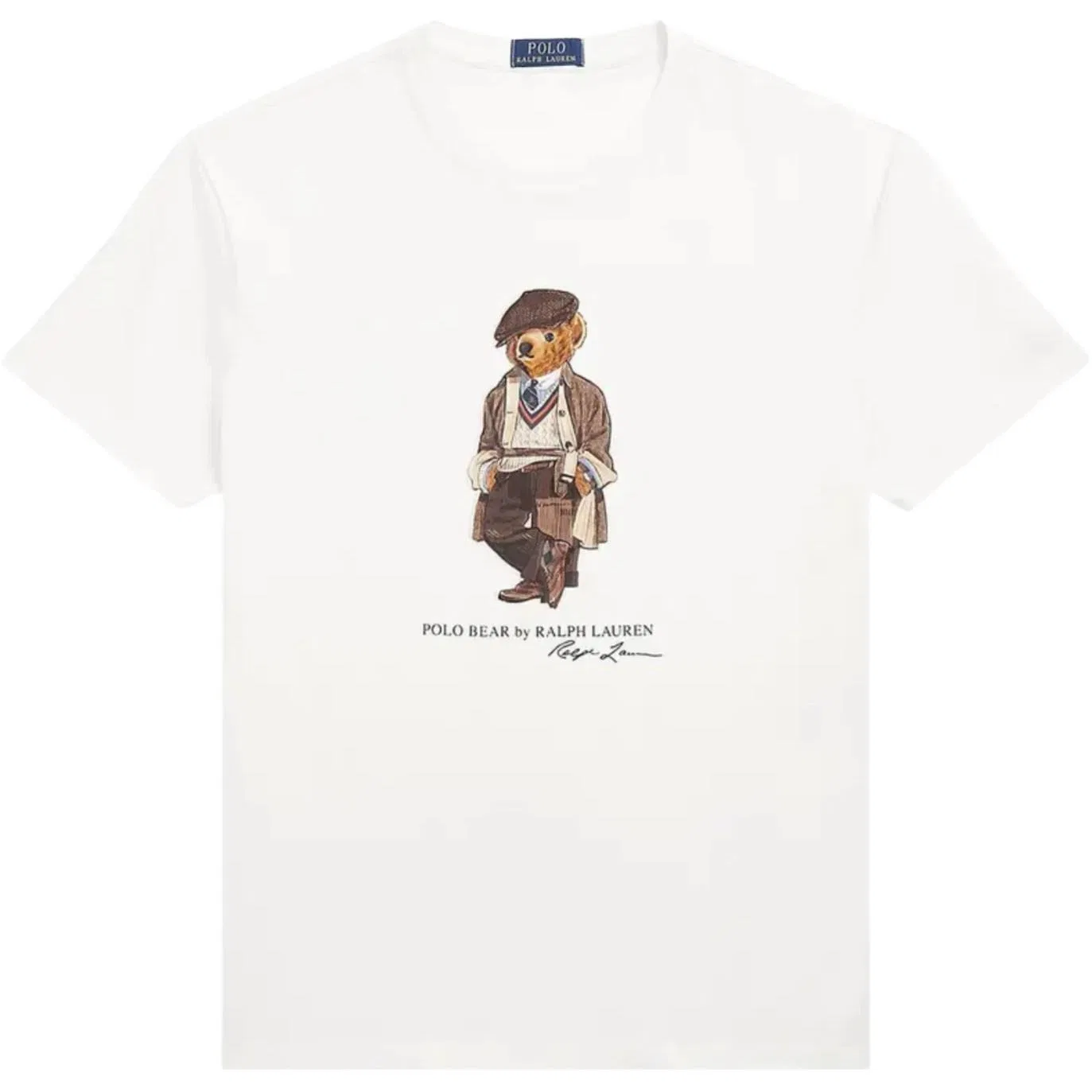 Мужская футболка с принтом Polo Bear Polo Ralph Lauren, White