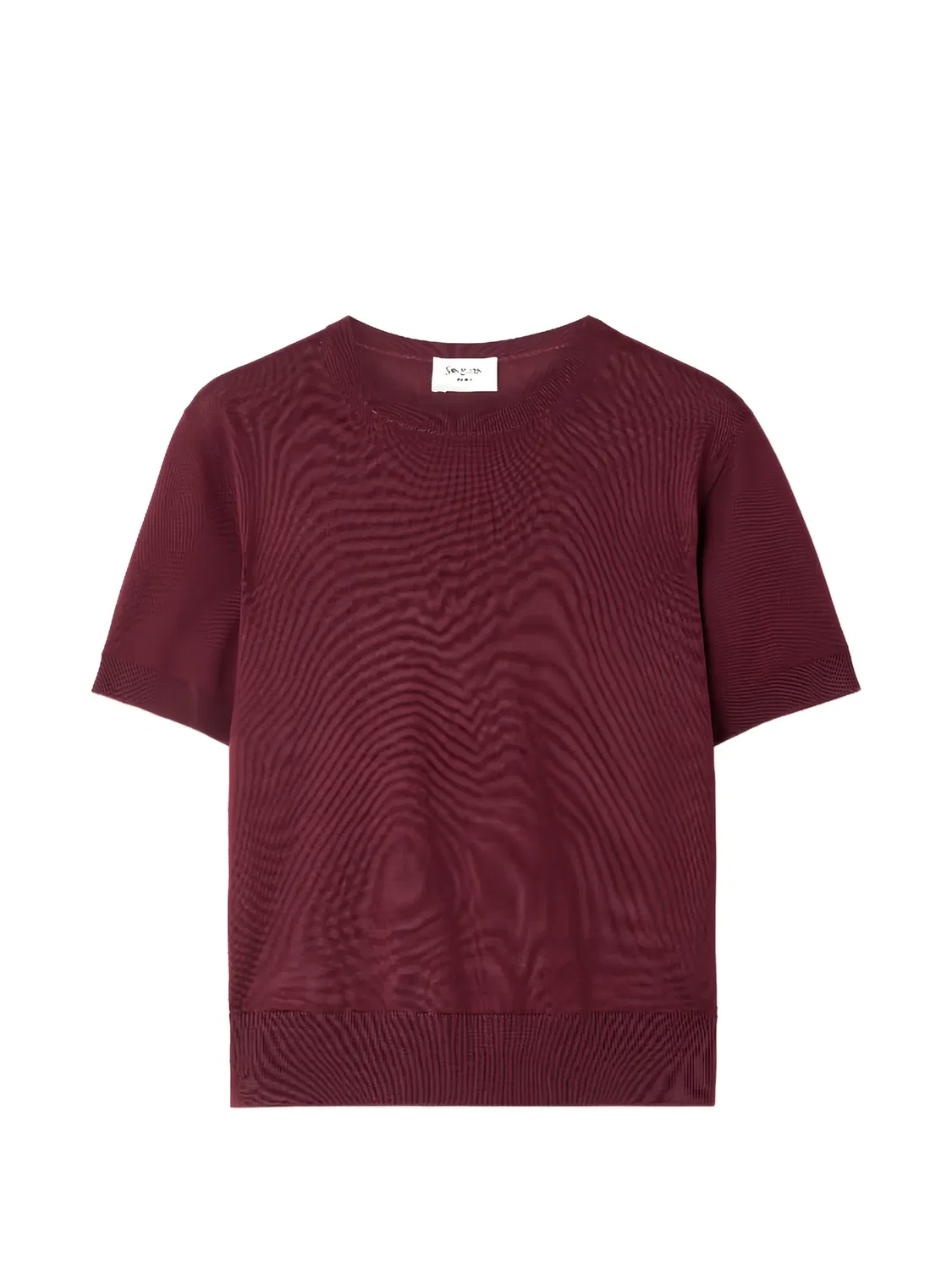 Футболка с короткими рукавами Saint Laurent, красный