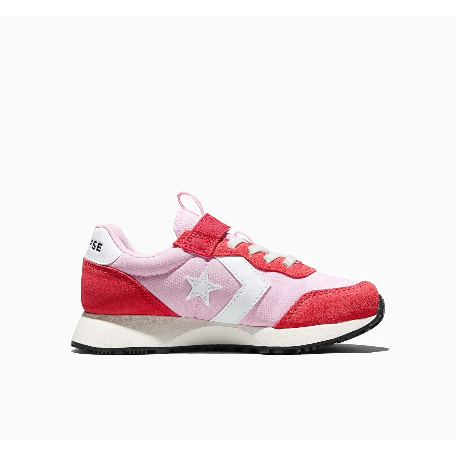Детские кроссовки с быстрой шнуровкой Converse, New Found Bloom/Red/Vintage White