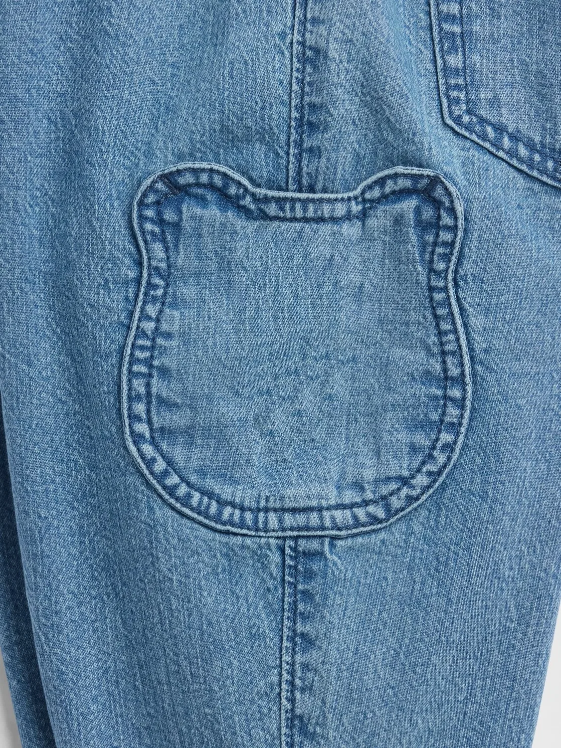 Джинсы Barrel Jeans Brannan Bear Pocket Pull-On Gap, Medium Wash — фото 4