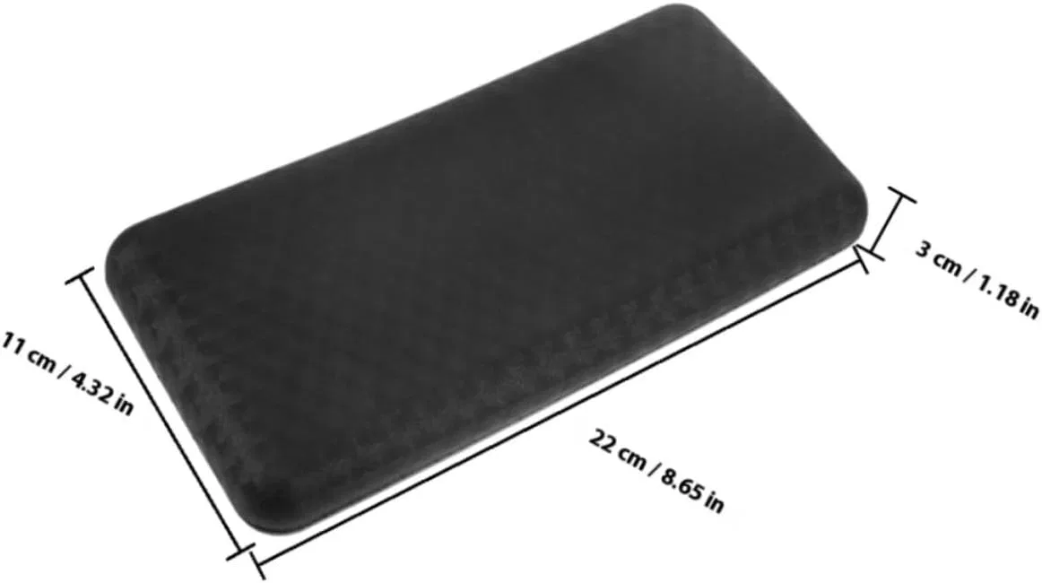 Подушка для мытья волос, 2 шт., MALUGOGO, 22x11x3 см, Черный — фото 2
