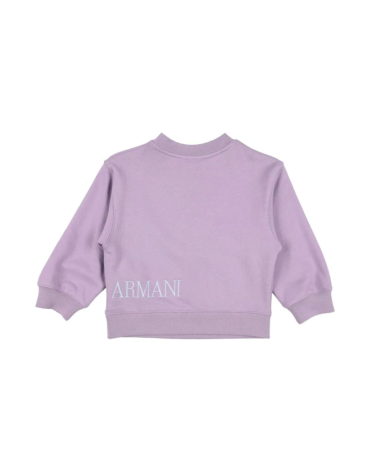 Свитшот с длинным рукавом Giorgio Armani, светло-фиолетовый — фото 2