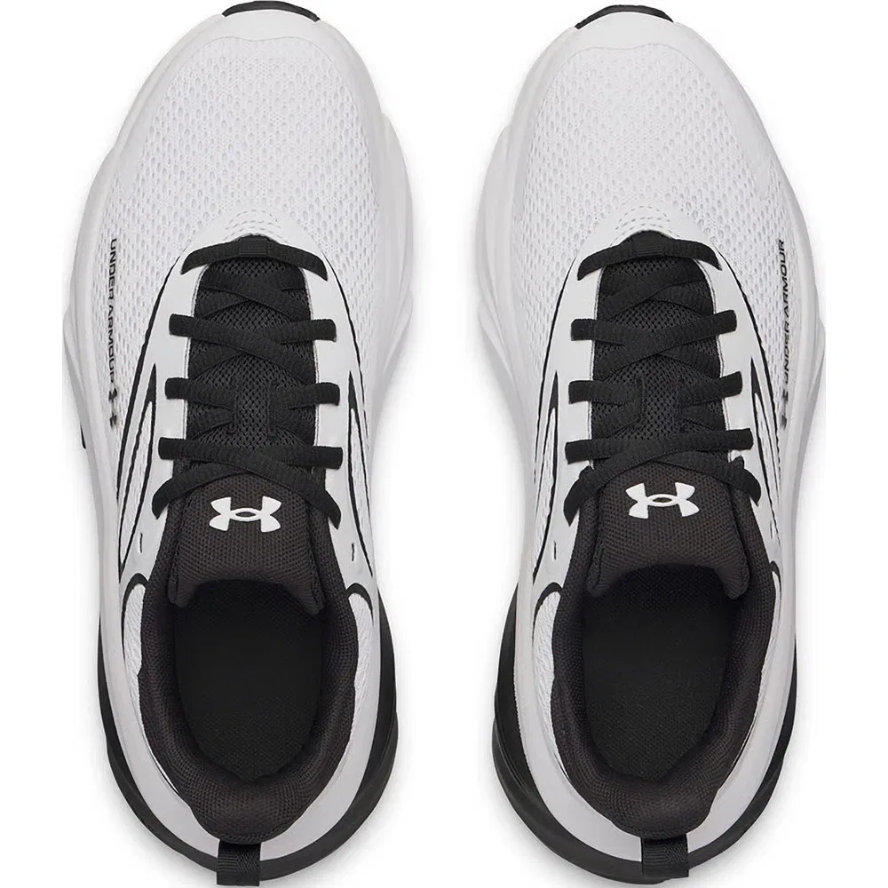 Детские кроссовки Charged+ Rogue 6 для бега для малышей Under Armour, White/Black/Black — фото 3