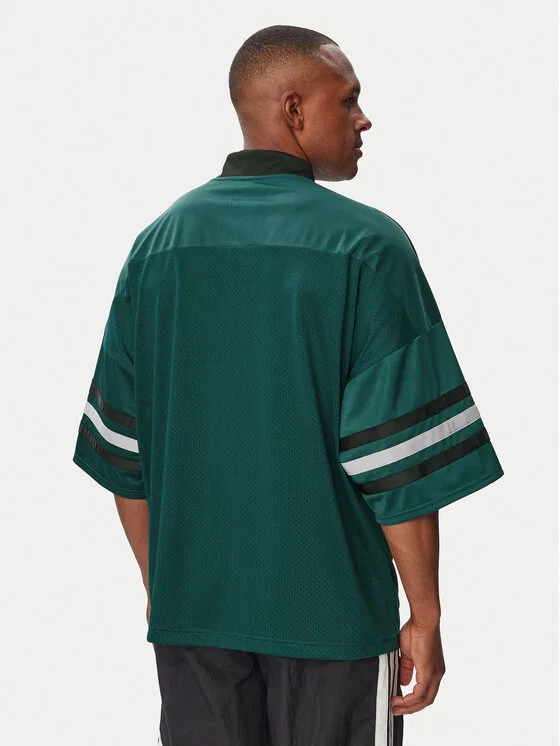 Футболка loose fit Adicolor Adidas, зеленый — фото 3