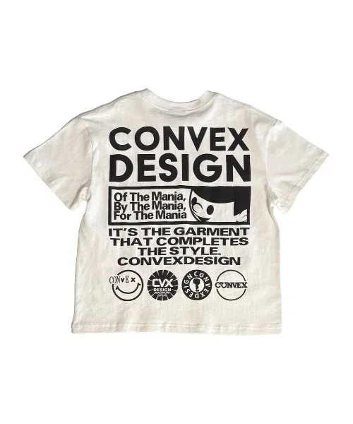 Детская футболка с принтом Random Logo / Wide-T CONVEX, Heather Gray — фото 3