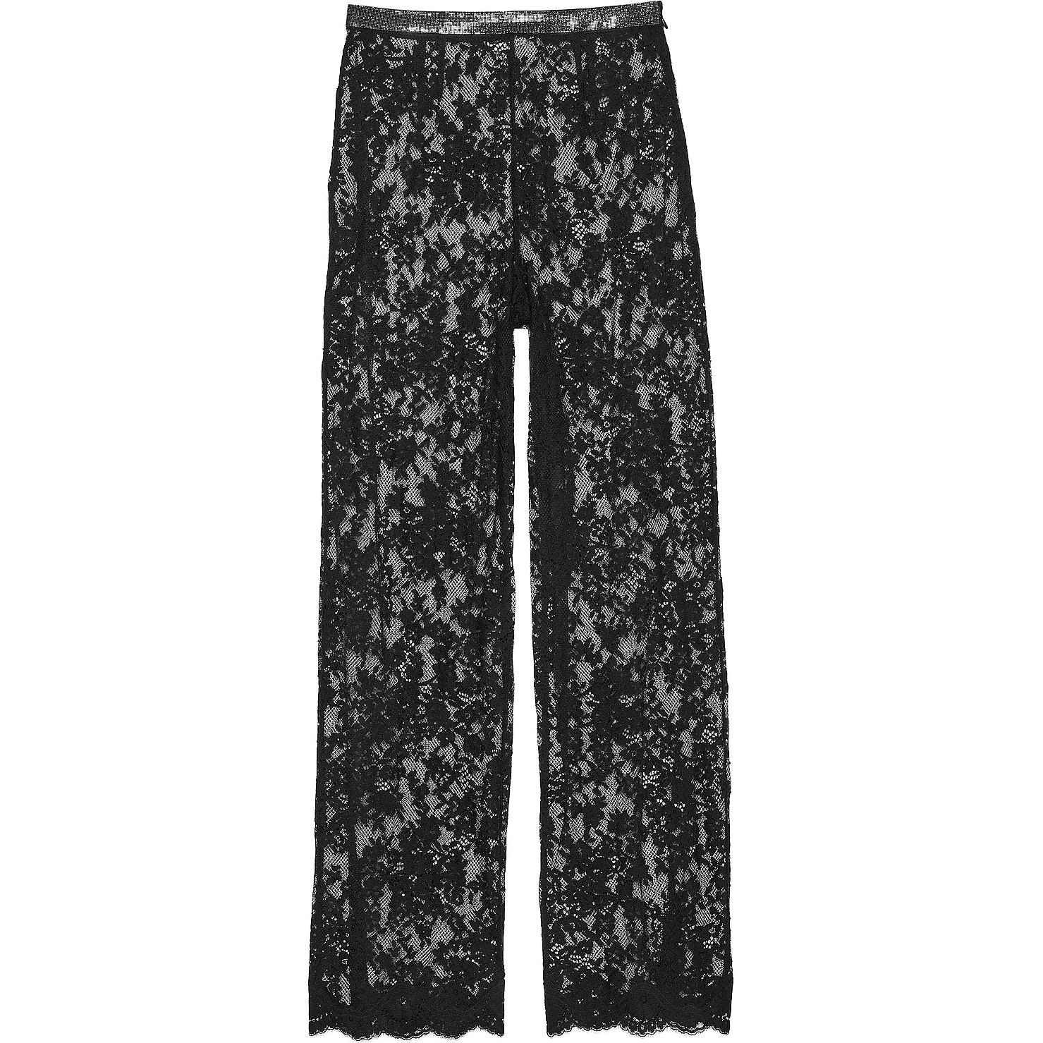 

Victoria's Secret Брюки Twinkle Lace / пижамные штаны BLACK для женщин, черные