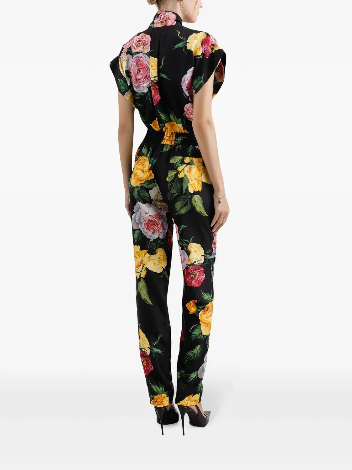 Dolce & Gabbana Рубашка с розовым принтом — фото 4