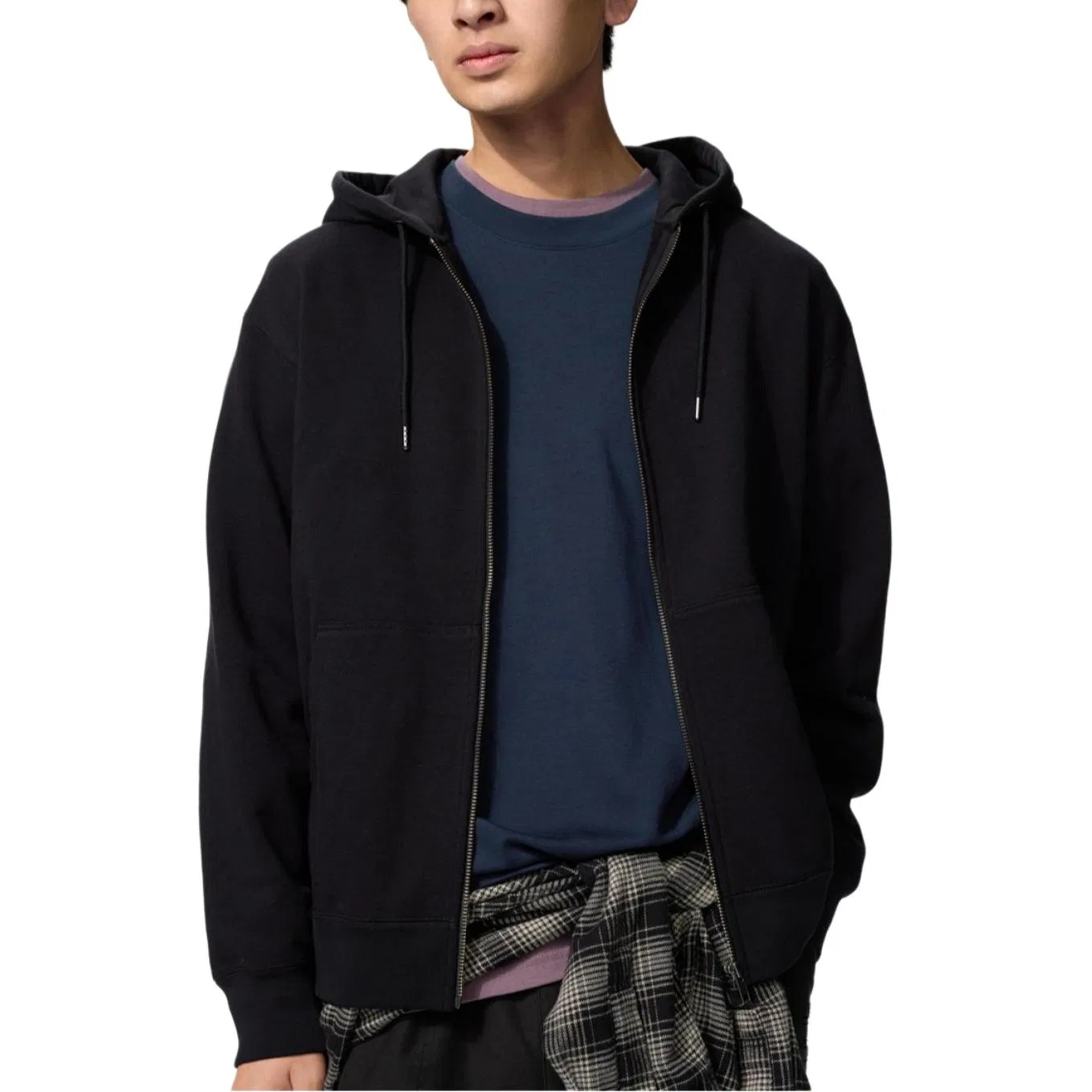 Детский худи с капюшоном UNIQLO, Black