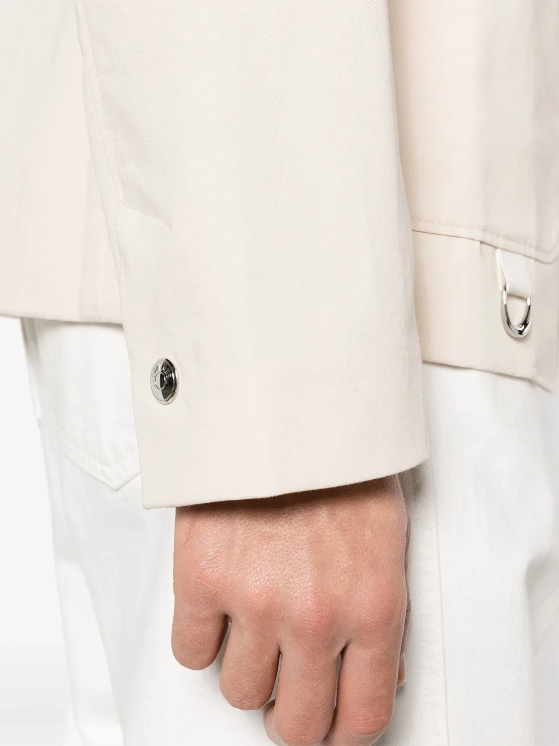 Пиджак из холщовой ткани Jacquemus, светло-бежевый — фото 2