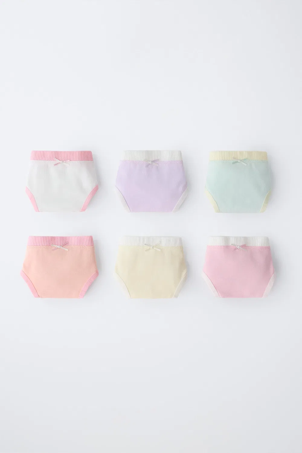 6-14 лет / Набор из шести контрастных трусов ZARA, Multicoloured