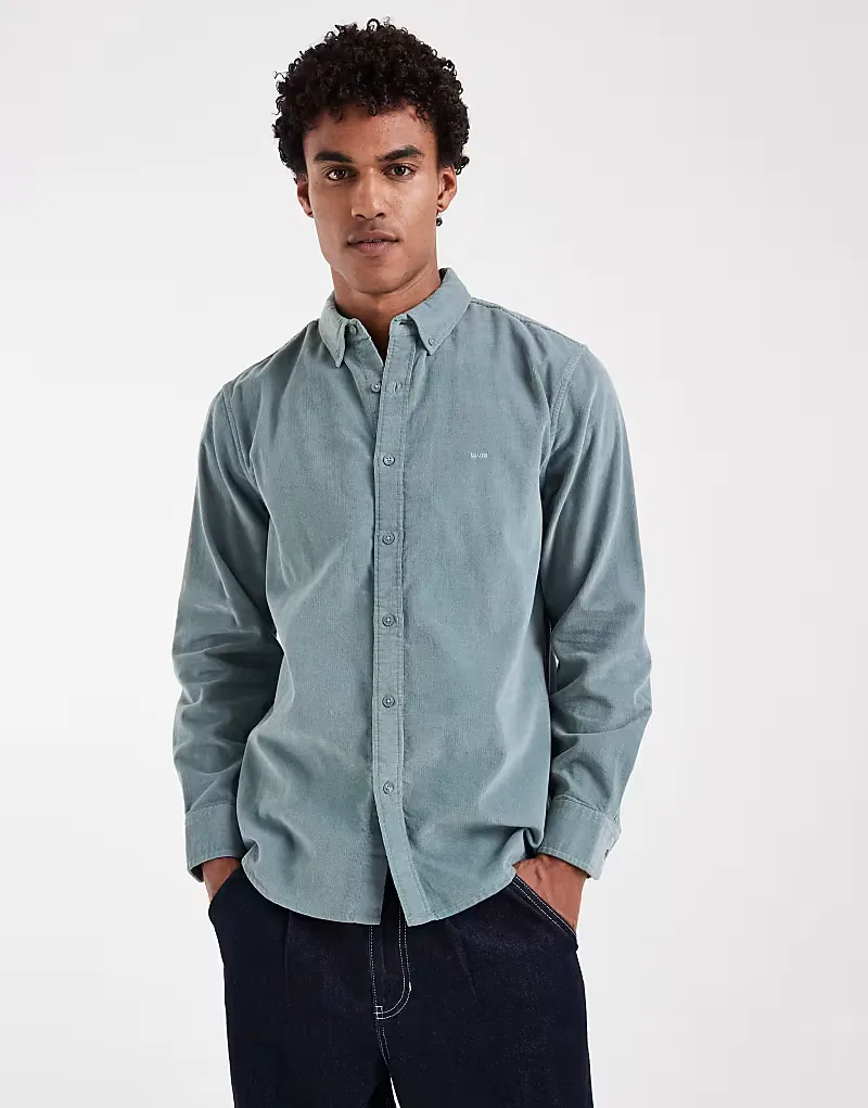 Рубашка кордовая authentic на пуговицах Levi's, синий