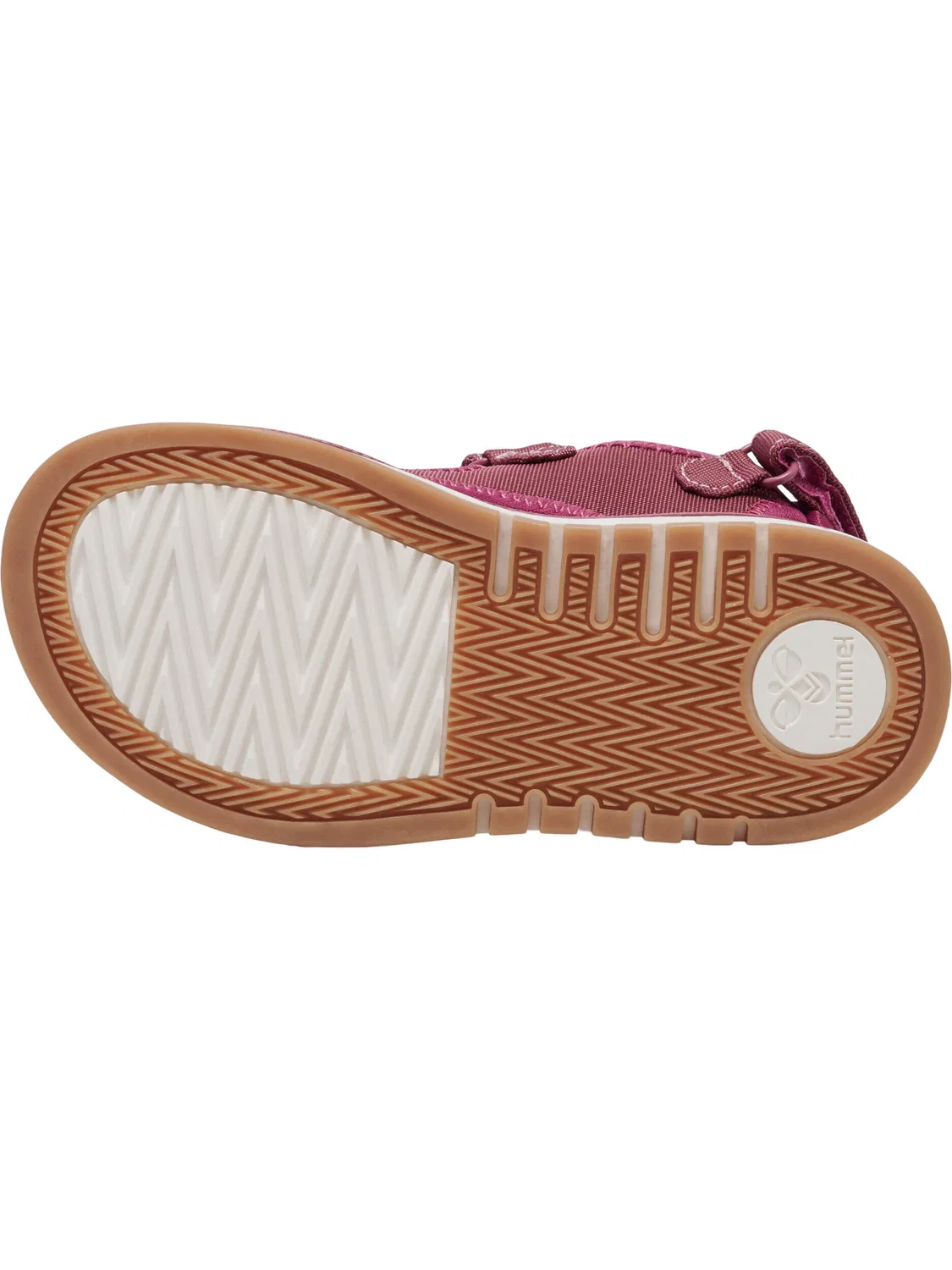 Детские сандалии для девочек с ремешками на липучке Zori Sandal Hummel, Rosa — фото 2