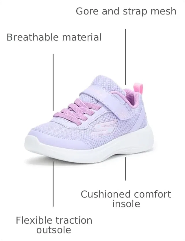 Детские кроссовки для девочек Selectors Reset Achieved Skechers, Lavender — фото 3
