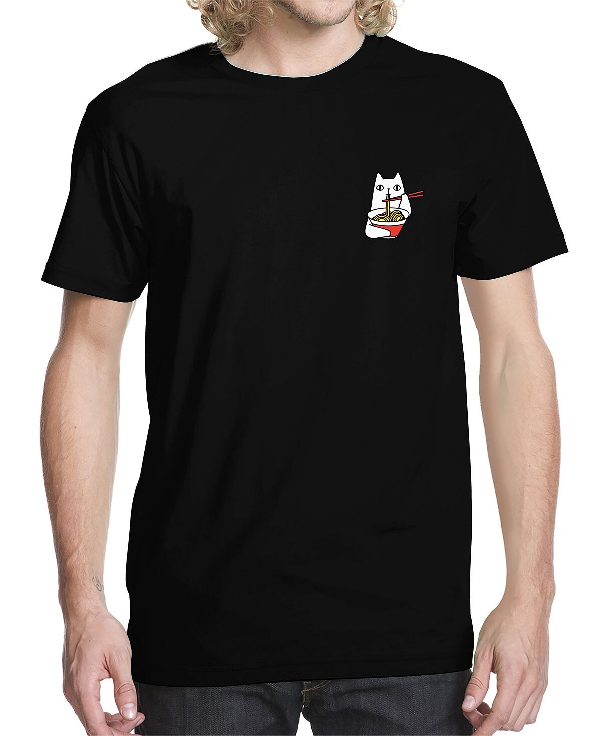 

Мужская футболка с рисунком omelette you know v2 Buzz Shirts, черный