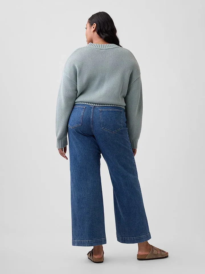 Женские джинсы свободного кроя Comfort fit GAP, Blue — фото 2
