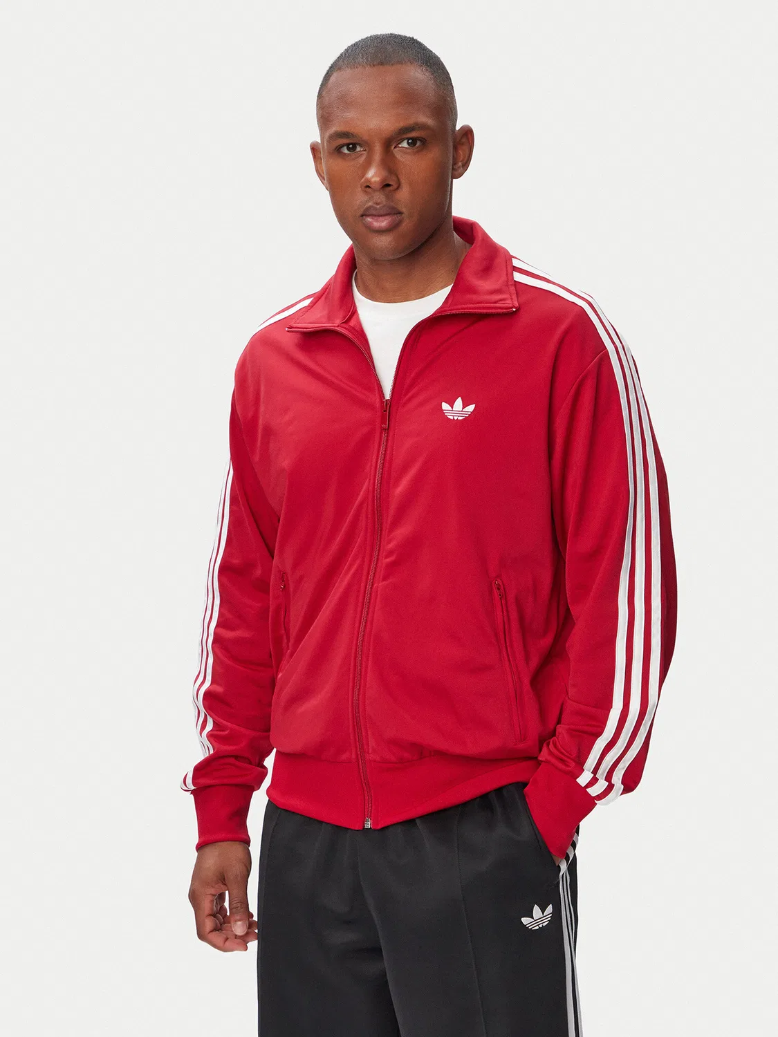 Мужская толстовка стандартного кроя Firebird Adidas, красный