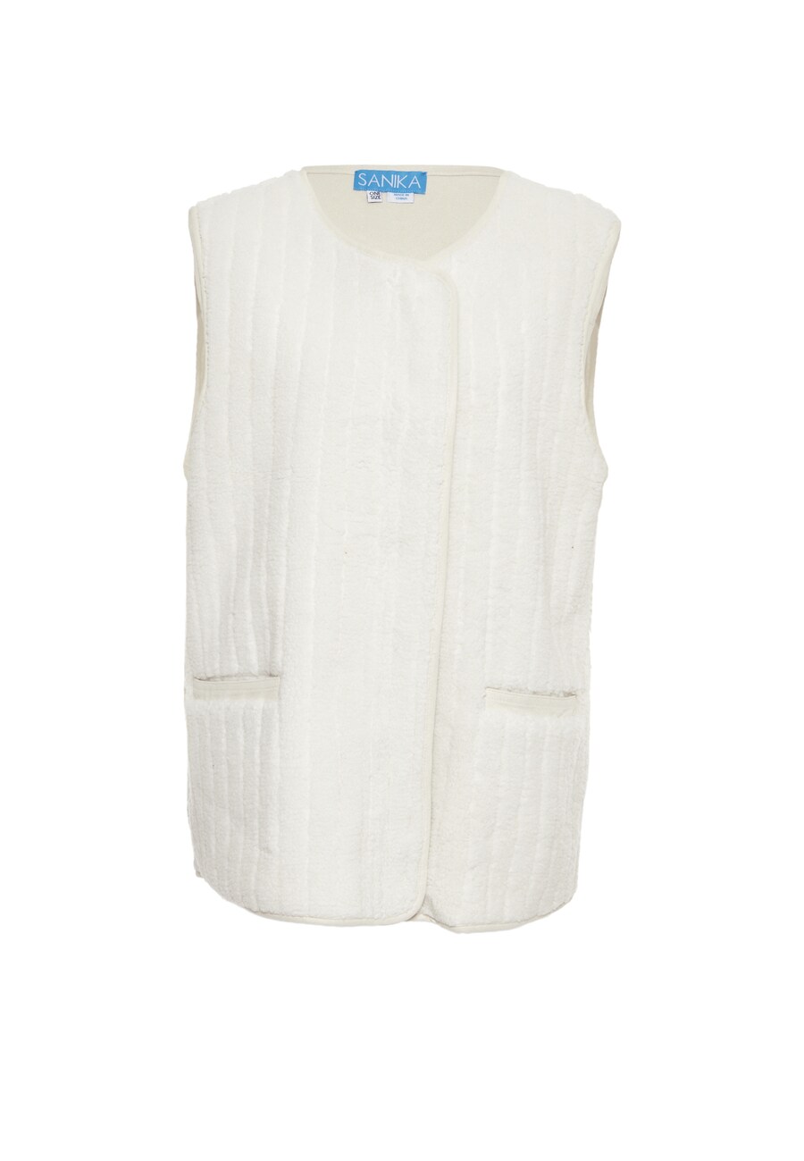 

Вязаный кардиган SANIKA Knitted Vest, белый