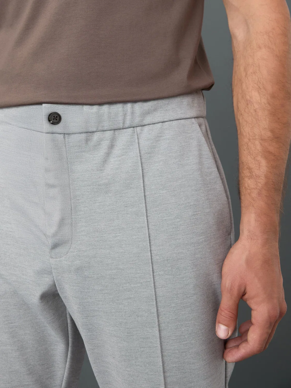 Брюки slim fit Light Grey Next — фото 4