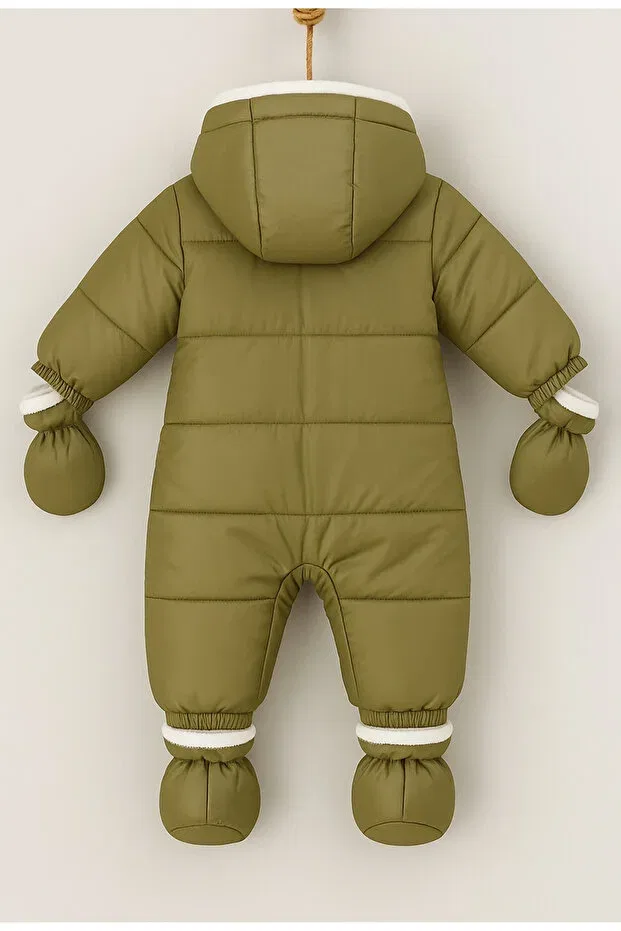 Детский комбинезон для новорожденных с длинным рукавом Dekubaby, Khaki — фото 2