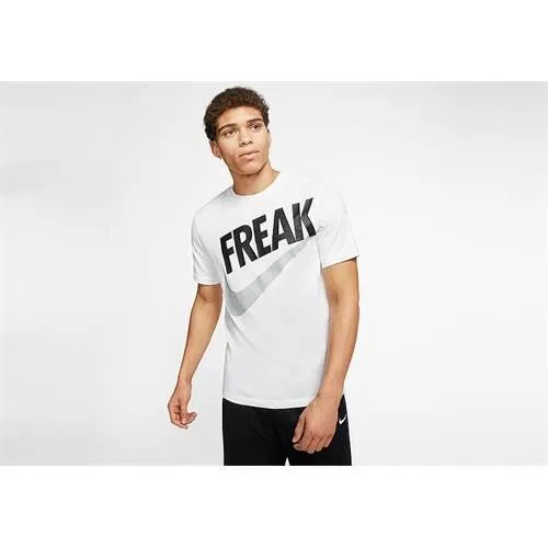 Мужская футболка с принтом Freak Nike, Weiss