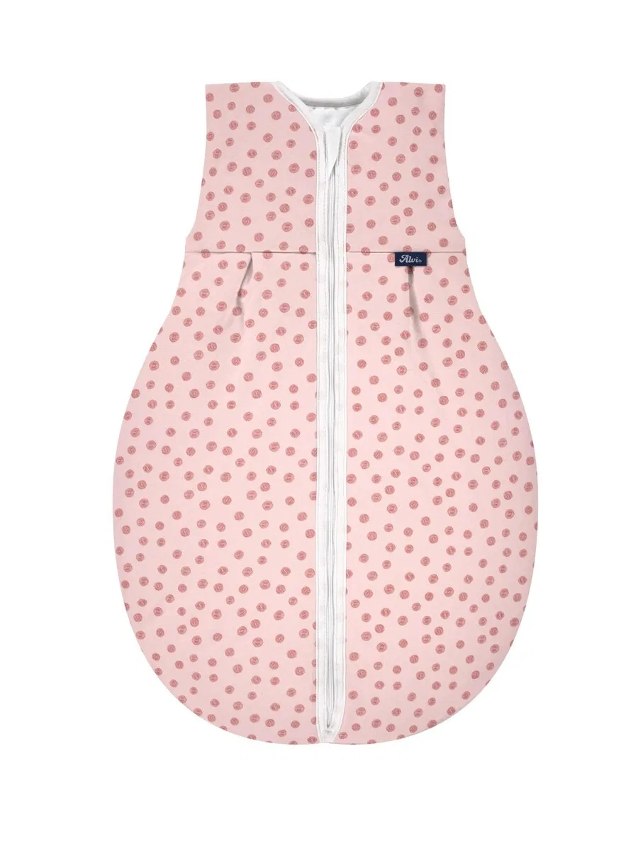 Спальный мешок ALVI 'Schlafsack Kugelschlafsack Thermo Bio-Baumwolle' розового цвета