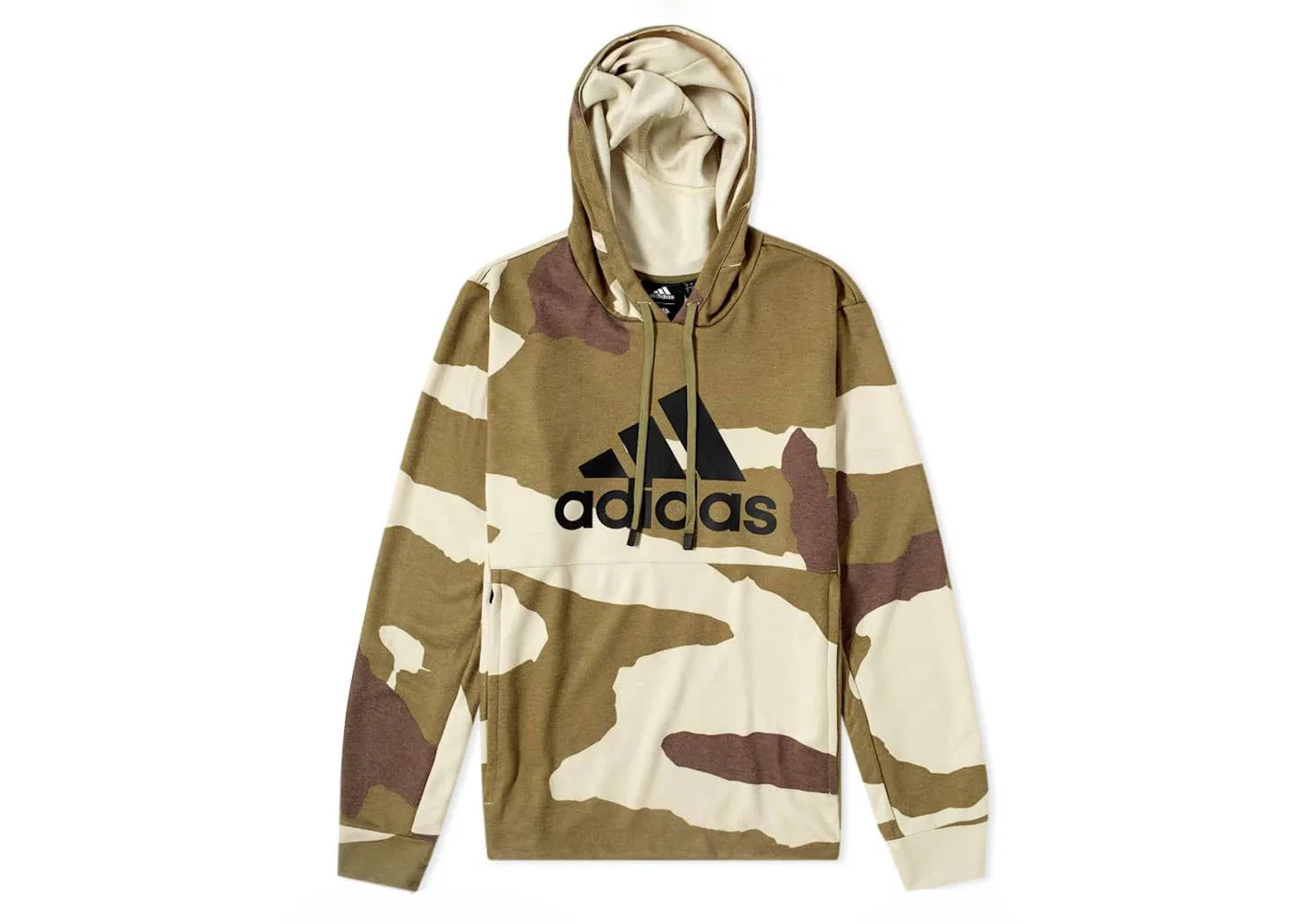 Мужская худи с принтом Running Tech Hoodie Adidas, Desert Camo