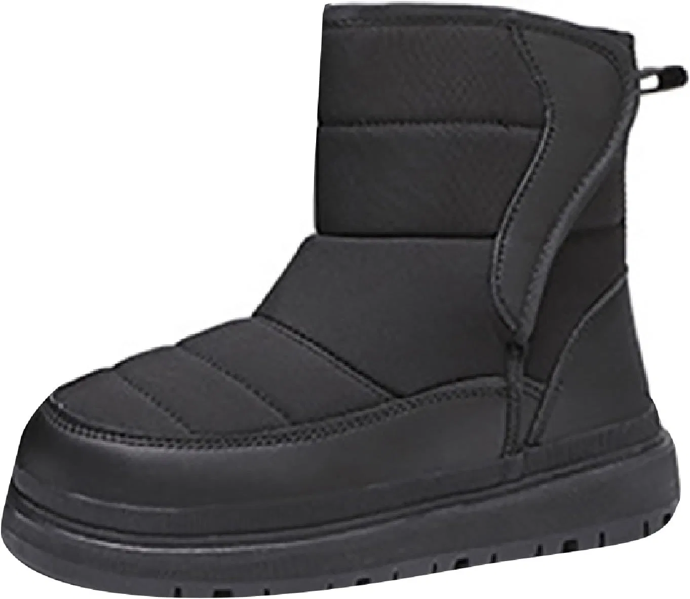 Детские зимние сапоги для девочек с флисовой подкладкой, модель Kids Snow Boots, Black