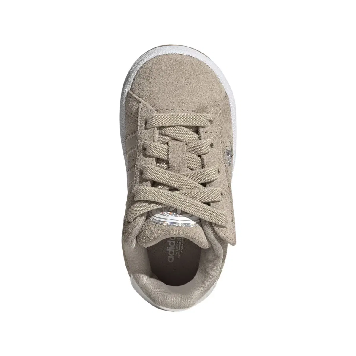 Детские кроссовки для мальчиков кожаные Campus adidas, Beige — фото 3