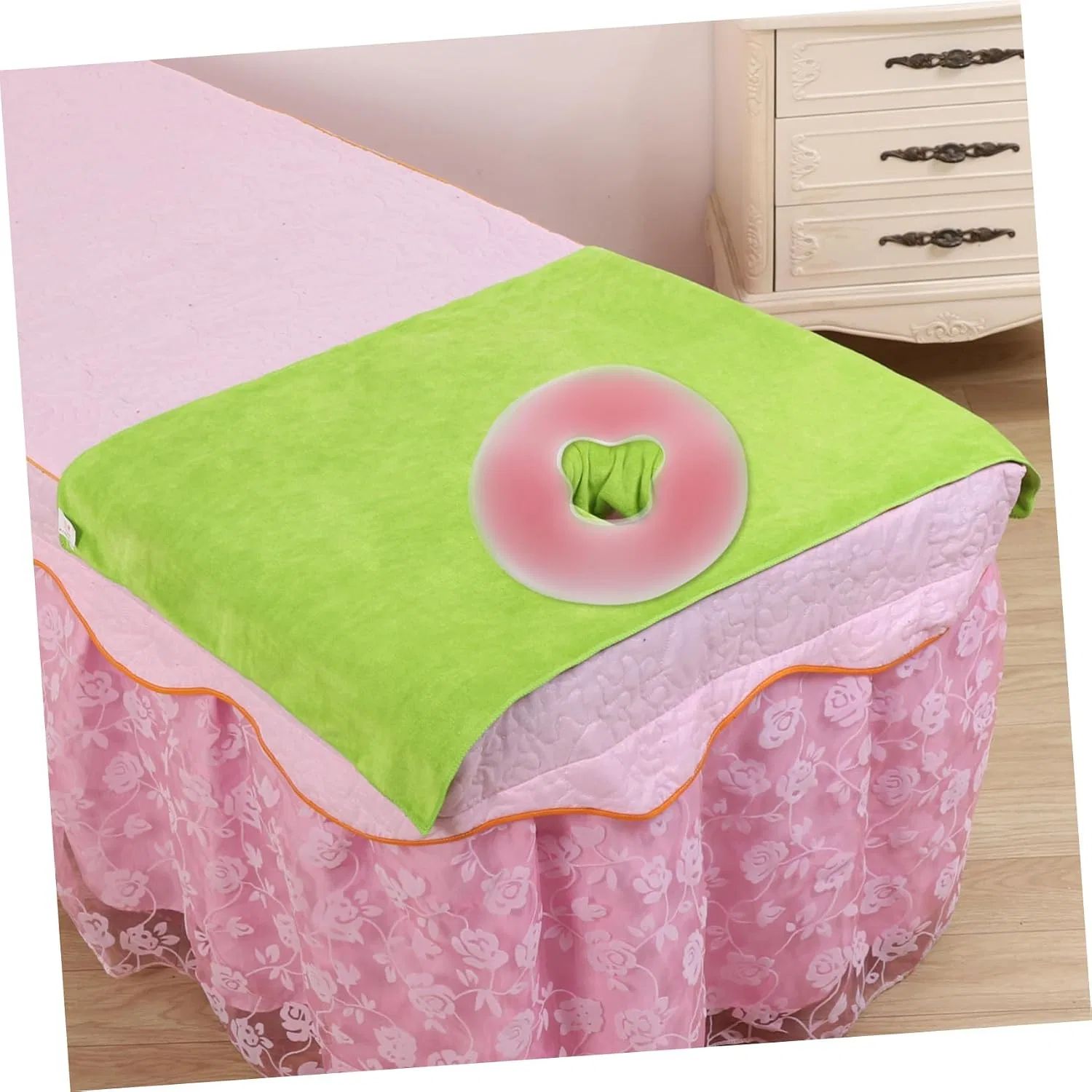 Подушка для лица из силикона Cabilock, 750 г, Rosa — фото 4