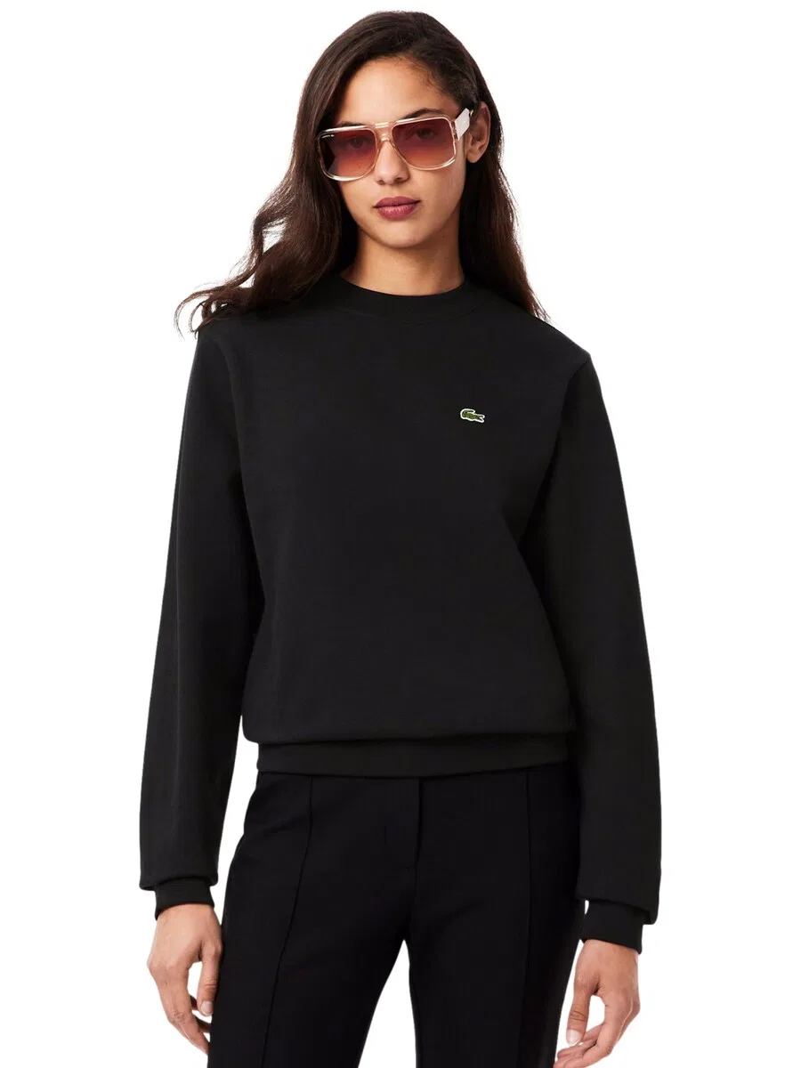 Толстовка LACOSTE черного цвета — фото 2