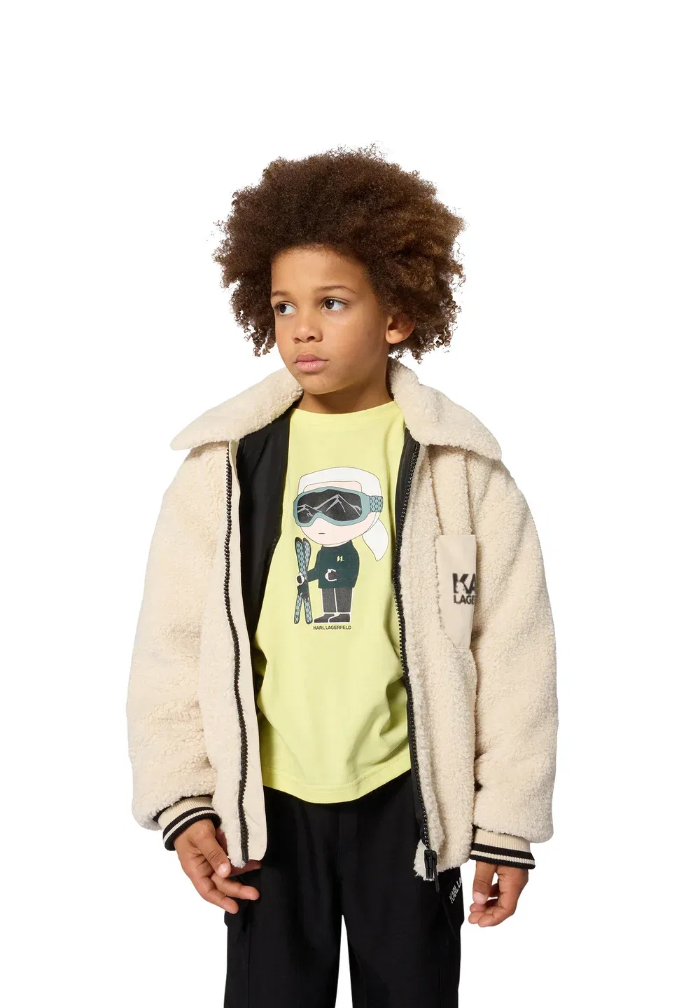 Футболка с длинным рукавом унисекс - топ с длинным рукавом Karl Lagerfeld Kids, Primevere